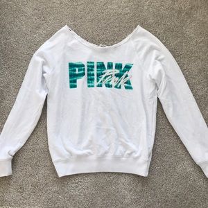 White Victoria’s Secret PINK sweatshirt